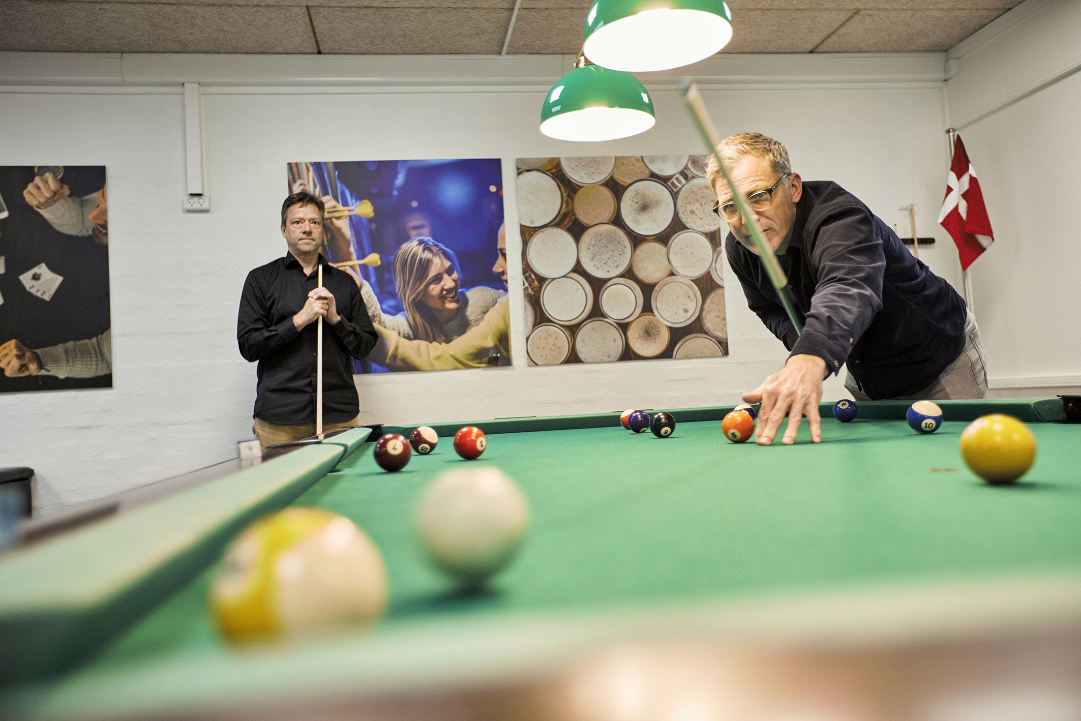 Billard på kontoret
